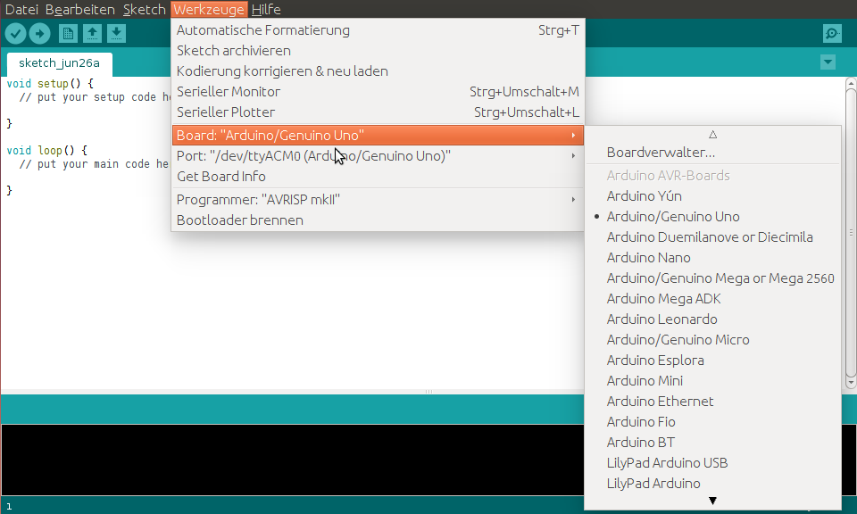 arduino_linux_selectboard